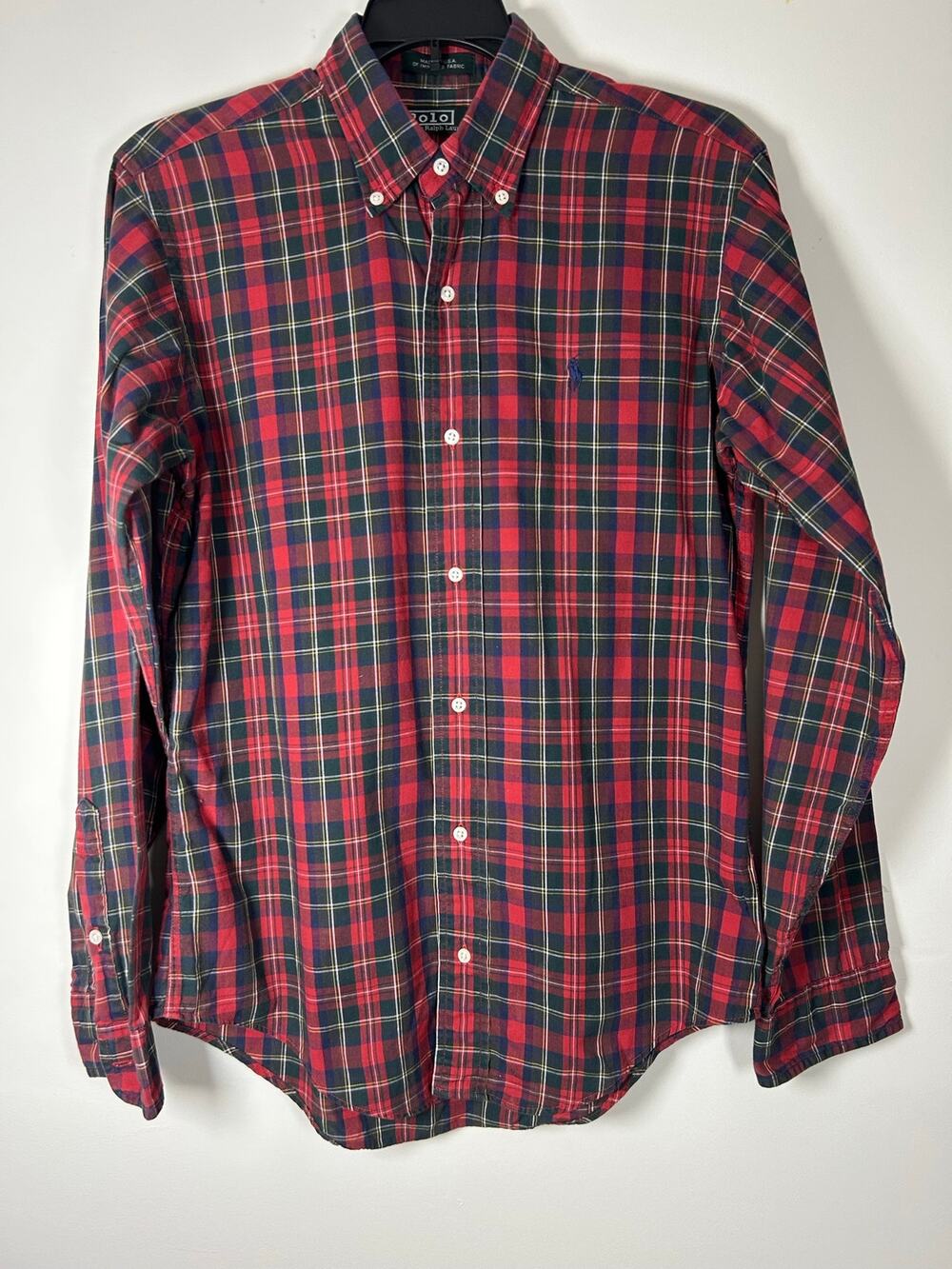 Lauren, Ralph Lauren plaid  boys junior button up shirt, Size 16  long sleeves